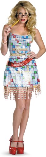 Disguise Unisex - Adult Sassy Scrabble, Multi, Large (12-14)