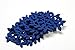Dulce Cocina Set of 6 Large 4.5 inch Size Blue Tree Felt Coasters Wedding Decorations