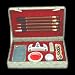 Large Rectangle Calligraphy Set with Five Brushes