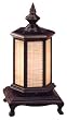 Best Affordable Simple Table Lamp Gift Idea for Him or Her - 18"Puggi Hexagonal Wood & Matchstick Lantern - J302