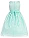 Little Girls Adorable Lace Overlay Spring Summer Flowers Girls Dresses