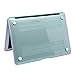 HDE MacBook Air 13 Glossy Case Hard Shell See Through Plastic Snap On Case Fits Models A1369 / A1466 (Seafoam Green)
