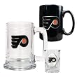 Philadelphia Flyers 15oz Tankard, 15oz Ceramic Mug & 2oz Shot Glass Set - Primary Logo NHL Hockey