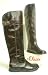 s.Oliver Damen Overknee Stiefel braun