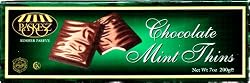 Paskesz Chocolate Mint Thins, 7-Ounce Boxes (Pack of 4)