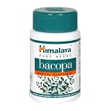 Himalaya Pure Herbs Bacopa, Mental Alertness, 60 Vcaps, 250 mg (Pack of 2)