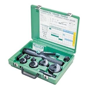 Greenlee 7806-SB Quick Draw Hydraulic Punch Driver and Kit with Conduit Size Punches
