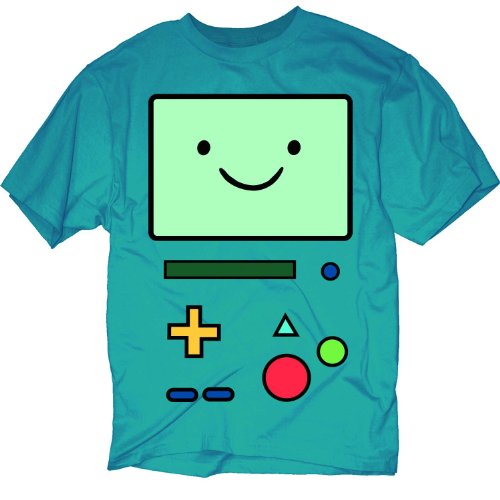 Adventure Time Beemo Face Blue T-Shirt