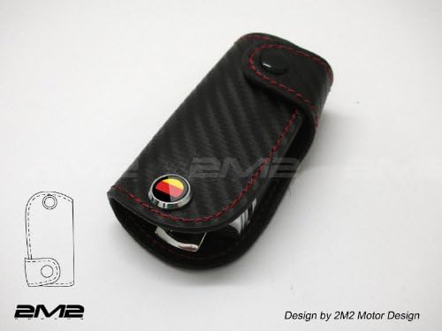 LVW03-5-B Leather key fob holder case chain cover For Polo Golf Variant Plus GTI GTD Beetle Estate Cobriolet Scircco Jette Touran Passat Touareg Tiguan Phaeton Volkswagen cc X1 UP! EOS Sharan R Models BlueMotion Caddy Muiltivan California Vento