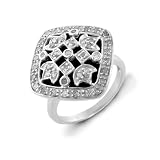0.50 Carat TW Diamond Ring in Sterling Silver - Size 7
