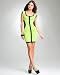 Cutout Detail Bandage Dress - bebe Addiction - LIME PUNCH/BLK (L) Cutout Detail Bandage Dress - bebe Addiction - LIME PUNCH/BLK (L)