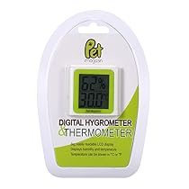 Pet Magasin Digital Thermometer and Hygrometer for Terrariums and Aquariums
