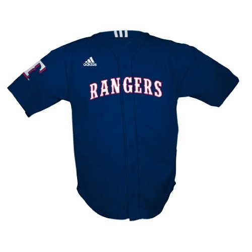 MLB Infant/Toddler Boys' New York Rangers Screen Print Baseball Jersey, Dark Navy, Small (2T)