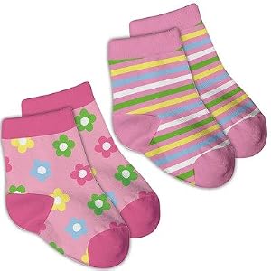 Organic Print Socks (2-Piece) Size: 6 - 18 Month, Color: Navy