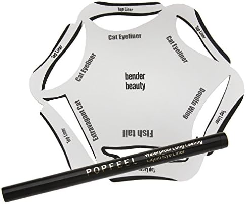 6 In 1 Eyeliner Stencil Makeup Guide With Eye Liner Pencil set