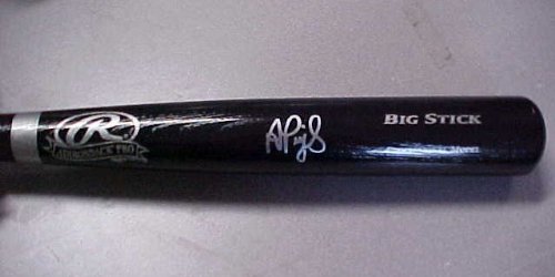 ALBERT PUJOLS ST LOUIS CARDINALS AUTOGRAPHED FULL SIZE RAWLINGS BLACK BAT