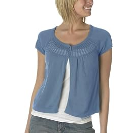 Juniors' Mossimo Supply Co. Cap-Sleeve Flyaway Cardigan - Blue Fish Heather Juniors' Mossimo Supply Co. Cap-Sleeve Flyaway Cardigan - Blue Fish Heather