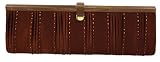 Satin Rectangule Beaded Clutch with Metal Frame Evening Bag - Olga (N 6709)