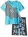 Boyzwear Boys' Little 2 Piece Shark Tee with Applique and Short