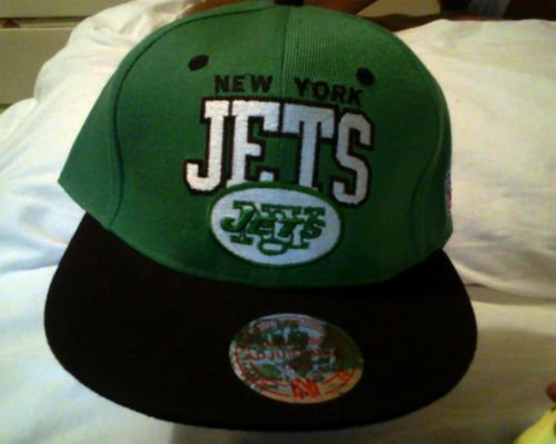 Mitchell & Ness New York Jets Snapback Hat New