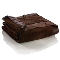 Elegant Baby Microfiber Blanket, Chocolate
