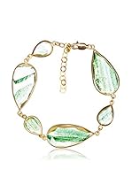 Silver Luxe Pulsera Ideal Party, Green