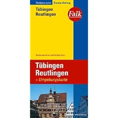 Falk Stadtplan Extra Standardfaltung T�bingen / Reutlingen