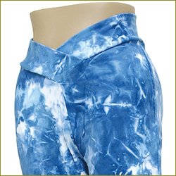 ラクパン　（ゴアパンツ）　カプリ　ミックスカラー　ブルースカイ RP224C