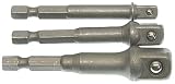 SE 3 Pc. Power Extension Socket Adaptor for Drills