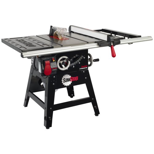 Best table saw-Sawstop CNS175-SFA30 1-3/4 HP Contractor Saw with 30-Inch Aluminum Extrusion Fence and Rail Kit