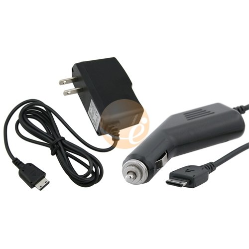 CAR + HOME AC CHARGER FOR SAMSUNG SGH-i617 BLACKJACK II 2