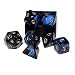 Blue Onyx 7-piece Dice Set