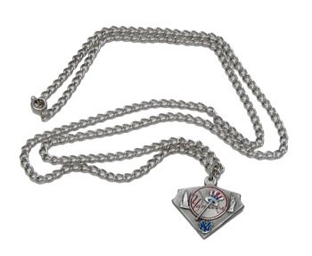 Chain Necklace & MLB Pendant New York Yankees