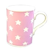 Review Churchill China (UK) Ltd  / Cath Kidston Mug - Pink Stars Cedar shape