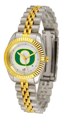 Oregon Ducks UO NCAA Womens 23Kt Gold Watch