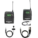 Sennheiser EW122PG2 Camera Mountable UHF Lavalier Wireless Microphone System - Band A (518-554 MHZ)
