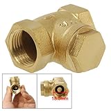 Solar Water Heater Brass Tone 3/4