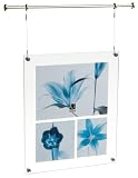 Umbra Trapeze 8-Inch-by-10-Inch or Multiple-Photo Hanging Frame, Nickel