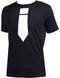 Spoilt Rotten - White Tie Funny Slogan T-Shirt - Gift for Dad, Black, X-Large