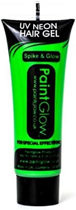 UV Neon Green Hair Gel Tube 10ml
