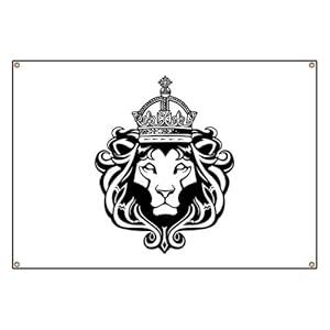 crowned lion