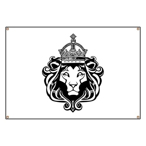 crowned lion