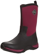 MuckBoots Women's Arctic Weekend Boot,Black/Maroon,7 M US
