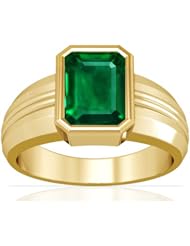 18K Yellow Gold Emerald Cut Emerald Solitaire Ring (GIA Certificate)