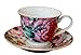 English Rose Pattern Child's Size Tea Party Fine Demi Tea Cups And Saucers - Set of Four
