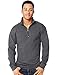 Hanes Men's Long Sleeve 1/4 Zip Pullover, Slate Heather, X-Large