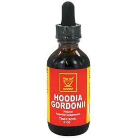 African Red Tea Import Imports Hoodia Gordoni Raw Leaves Liquid Tinc Tract In Glass Bottle, 2 Oz