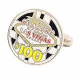 Las Vegas Poker Chip Gambler Cufflinks Cuff Links