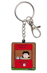 Lucy The Doctor Is In Keychain Peanuts