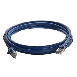 RiteAV - Cat6 Network Ethernet Cable - Blue - 7 ft.
